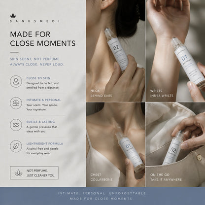 Sanusmedi Discovery Duo perfume oil set packaging detail