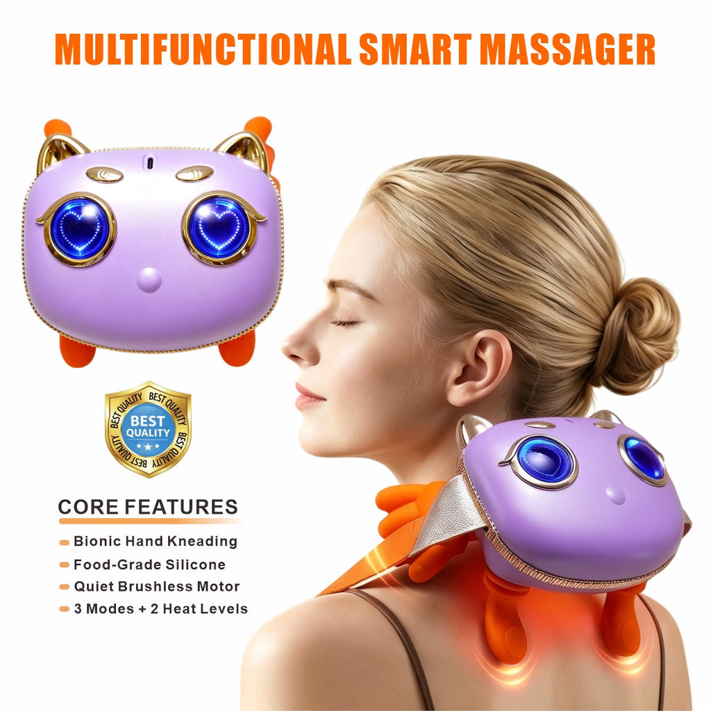 LUMA red light neck and shoulder massager, front view